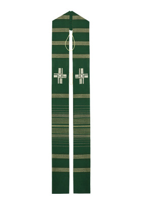 Überstola mit handgesticktem Kreuz