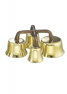 Altarglocken mit brüniertem Griff: 4-Klang