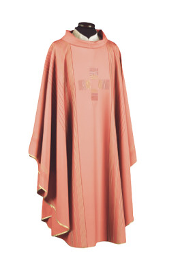 Kasel aus leichtem Schurwollgewebe, für Gaudete und Laetare