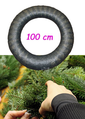 Großer Strohrömer für Adventskranz