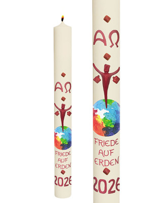 Osterkerze Friede auf Erden