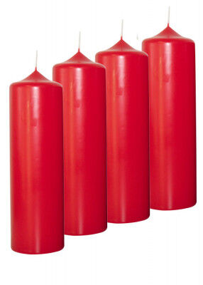 Rote Kerzen für Adventskranz