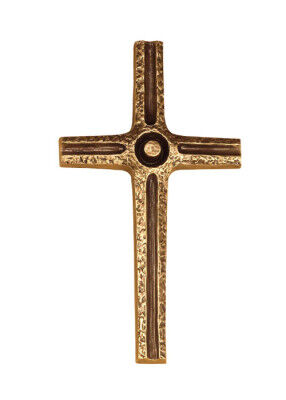 Schmuckkreuz aus Bronze: 45 cm