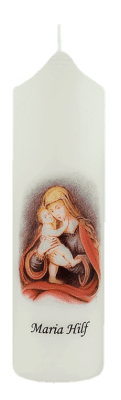 Marienkerze "Maria Hilf"