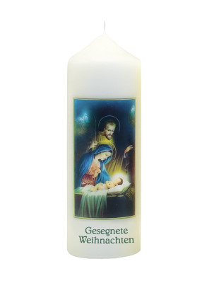 Weihnachtskerze "Gesegnete Weihnachten"