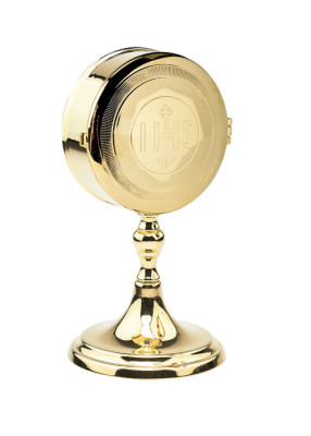 Custodia mit graviertem IHS-Symbol