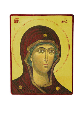 Ikone, handgemalt und blattgoldverziert