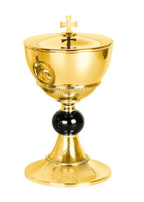 Ciborium mit schwarzem Nodus