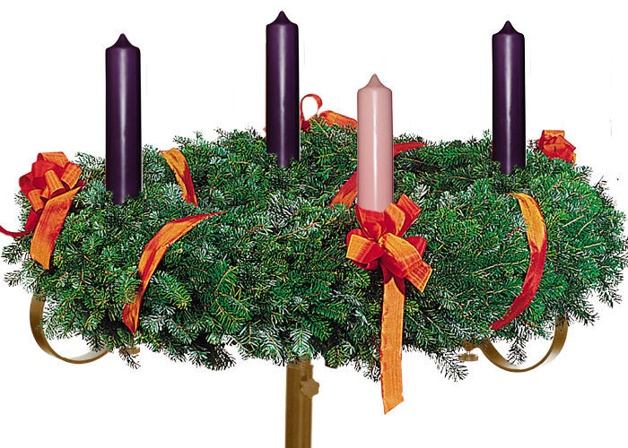 Adventskranz mit Kerzenset