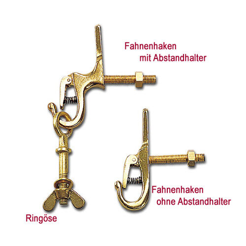 Überblick der Fahnenhaken