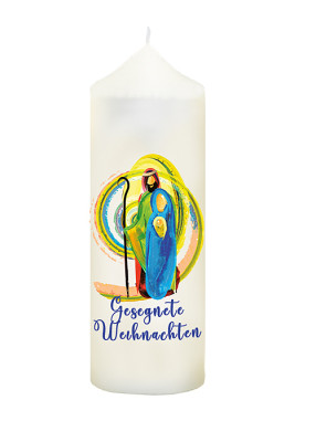 Weihnachtskerze "Gesegnete Weihnachten"