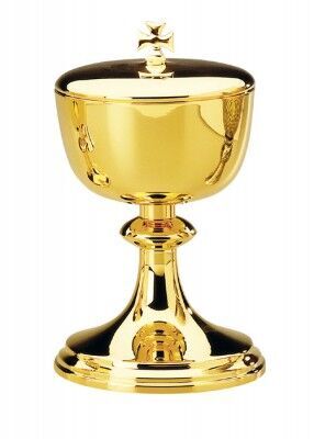 Ciborium mit appliziertem Kreuz