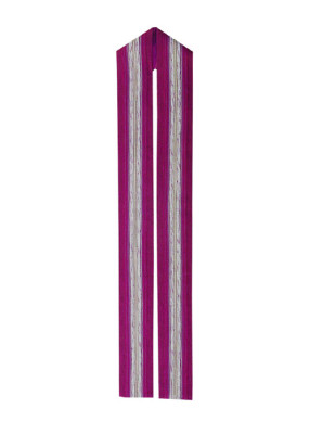 Überstola mit Wollgarneinwebung