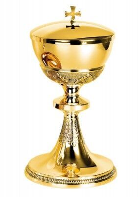 Gotisches Ciborium mit Akanthusblatt