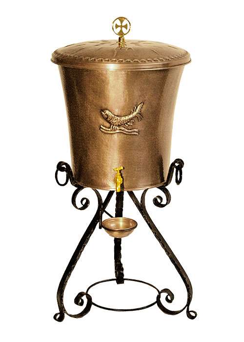 Messing-Weihwassersprinkler Aus Jerusalem – Perfekt Für Kirche & Zuhause (30,5 Cm)