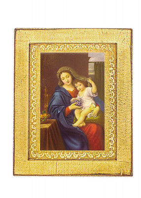 Ikone Kunstdruck: Madonna mit der Traube