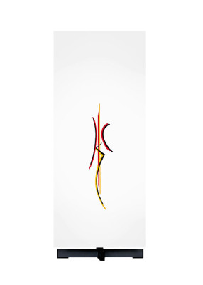 Ambotuch mit modernem Kreuzdesign