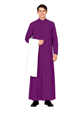 Ministrantentalar mit Ärmeln, violett