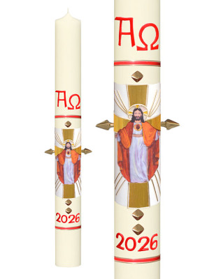 Osterkerze "Der Auferstandene"