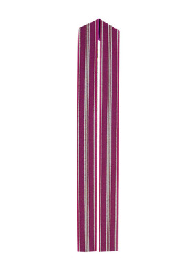 Violette Überstola mit Goldlurexeinwebung
