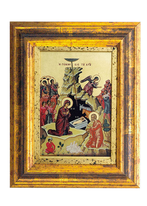 Kreuzstich-Set 'Geburt Christi' Auf Kunststoff-Leinwand – 18x24 Cm, 155CS, Inkl. Baumwollstränge & Nadel