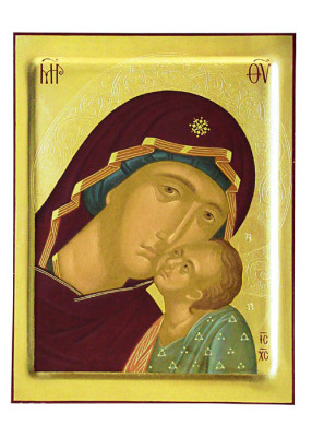 Ikone, blattvergoldet