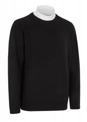 Rundhals-Pullover aus 100% Lammwolle