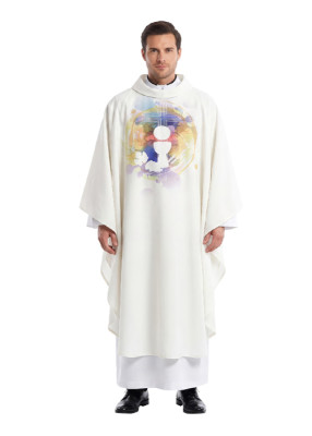 Messgewand mit Eucharistiesymbolik