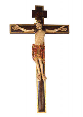 Romanisches Kreuz mit Kreidegrund: 70 cm