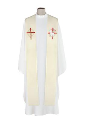 Priesterstola mit applizierten Ostermotiven