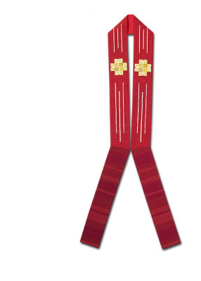 Diakonstola mit appliziertem Kreuz
