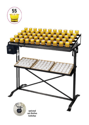 Opfertisch für 55 Brennstellen