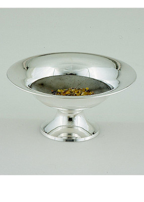 Räucherschale aus versilbertem Messing