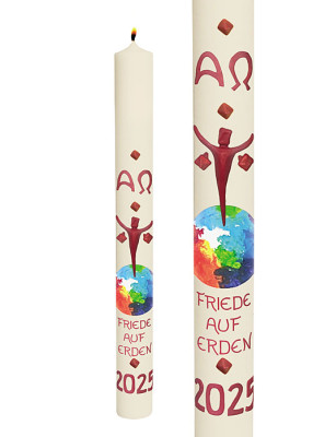 Osterkerze Friede auf Erden