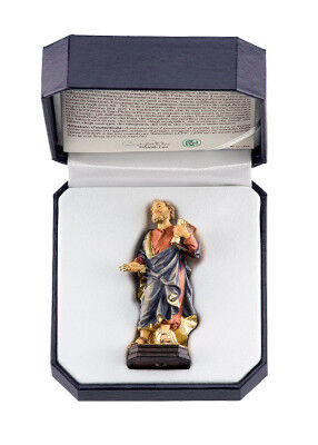 Heiligen-Miniaturen holzgeschnitzt und bemalt: Hl. Petrus