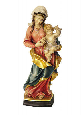 Kleine Madonnenfigur aus Holz: 30 cm