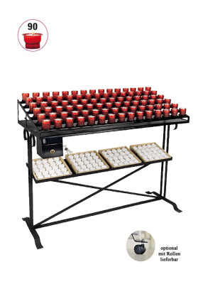 Opfertisch für 90 Opferlichter