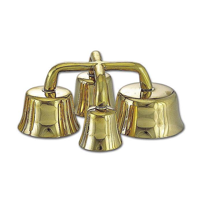 Altarglocken mit Messinggriff: 4-Klang